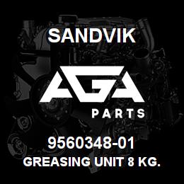 9560348-01 Sandvik GREASING UNIT 8 KG. TANK 24 V. | AGA Parts