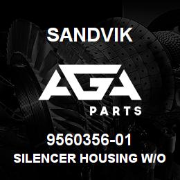 9560356-01 Sandvik SILENCER HOUSING W/O FOAM RUBBER | AGA Parts