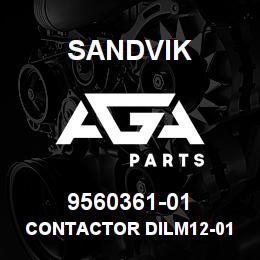 9560361-01 Sandvik CONTACTOR DILM12-01 230 V. | AGA Parts