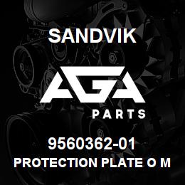 9560362-01 Sandvik PROTECTION PLATE O MOTOR F LAC 056 | AGA Parts
