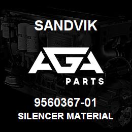 9560367-01 Sandvik SILENCER MATERIAL | AGA Parts
