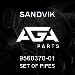 9560370-01 Sandvik SET OF PIPES | AGA Parts