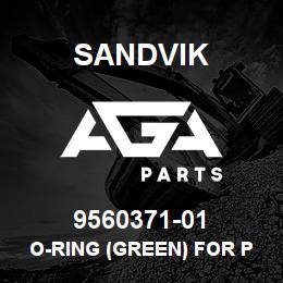 9560371-01 Sandvik O-RING (GREEN) FOR POSITION SENSOR | AGA Parts