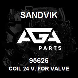 95626 Sandvik COIL 24 V. FOR VALVE | AGA Parts