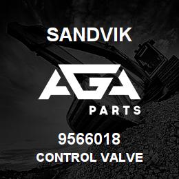 9566018 Sandvik CONTROL VALVE | AGA Parts