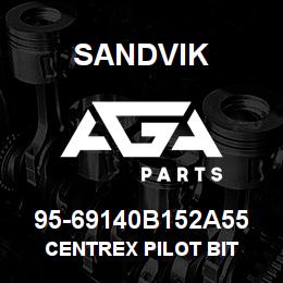 95-69140B152A55 Sandvik CENTREX PILOT BIT | AGA Parts