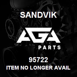 95722 Sandvik ITEM NO LONGER AVAILABLE | AGA Parts
