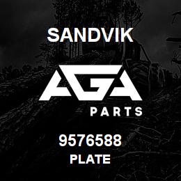 9576588 Sandvik PLATE | AGA Parts