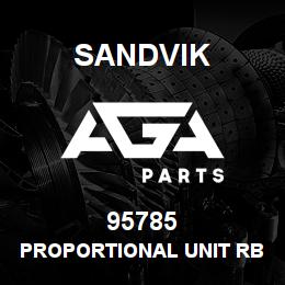 95785 Sandvik PROPORTIONAL UNIT RB | AGA Parts