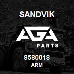 9580018 Sandvik ARM | AGA Parts