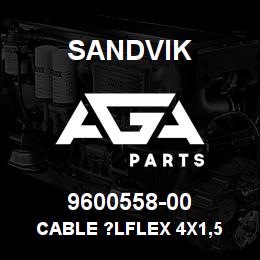 9600558-00 Sandvik CABLE ?LFLEX 4X1,5 | AGA Parts
