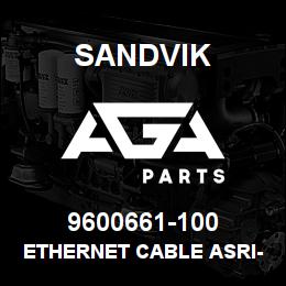 9600661-100 Sandvik ETHERNET CABLE ASRI-W20 L100M | AGA Parts