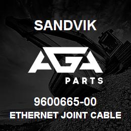 9600665-00 Sandvik ETHERNET JOINT CABLE W27 | AGA Parts