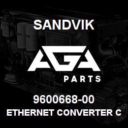 9600668-00 Sandvik ETHERNET CONVERTER CABLE 0.4M | AGA Parts