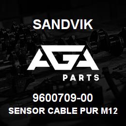 9600709-00 Sandvik SENSOR CABLE PUR M12 2.5M | AGA Parts