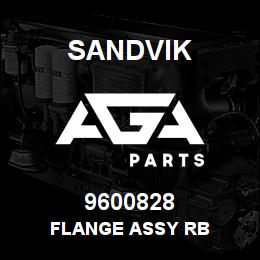 9600828 Sandvik FLANGE ASSY RB | AGA Parts