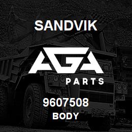 9607508 Sandvik BODY | AGA Parts