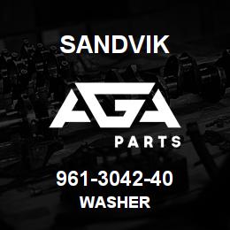 961-3042-40 Sandvik WASHER | AGA Parts