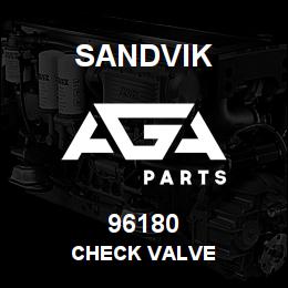 96180 Sandvik CHECK VALVE | AGA Parts