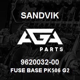 9620032-00 Sandvik FUSE BASE PK506 G2 | AGA Parts