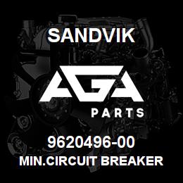 9620496-00 Sandvik MIN.CIRCUIT BREAKER PLSM- C.4 4A 1P | AGA Parts