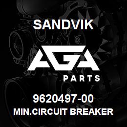 9620497-00 Sandvik MIN.CIRCUIT BREAKER PLSM- C.6 6A 1P C | AGA Parts