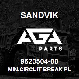 9620504-00 Sandvik MIN.CIRCUIT BREAK PLSM-D25/325A 3PD | AGA Parts