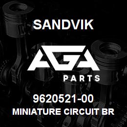 9620521-00 Sandvik MINIATURE CIRCUIT BREAKER PLSM-D32/3 | AGA Parts
