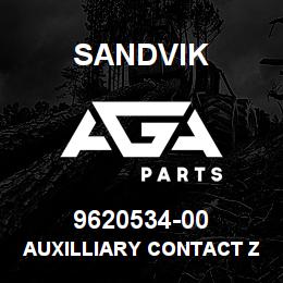 9620534-00 Sandvik AUXILLIARY CONTACT ZP-AHK 1NO1NC | AGA Parts