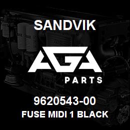 9620543-00 Sandvik FUSE MIDI 1 BLACK | AGA Parts