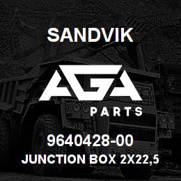 9640428-00 Sandvik JUNCTION BOX 2X22,5 | AGA Parts