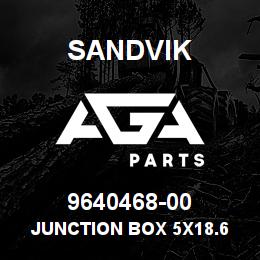 9640468-00 Sandvik JUNCTION BOX 5X18.6 | AGA Parts
