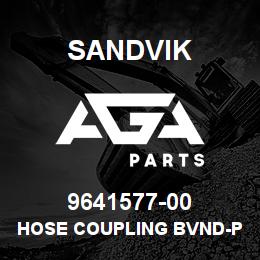 9641577-00 Sandvik HOSE COUPLING BVND-P112T | AGA Parts