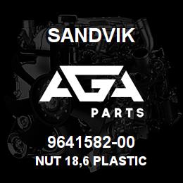 9641582-00 Sandvik NUT 18,6 PLASTIC | AGA Parts