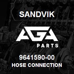9641590-00 Sandvik HOSE CONNECTION | AGA Parts