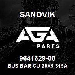 9641629-00 Sandvik BUS BAR CU 20X5 315A L2250 | AGA Parts