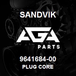 9641684-00 Sandvik PLUG CORE | AGA Parts
