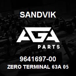 9641697-00 Sandvik ZERO TERMINAL 63A 05188 EKAB | AGA Parts