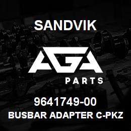 9641749-00 Sandvik BUSBAR ADAPTER C-PKZ2 SE TECHN.TEX | AGA Parts