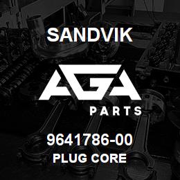 9641786-00 Sandvik PLUG CORE | AGA Parts