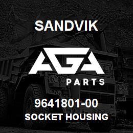 9641801-00 Sandvik SOCKET HOUSING | AGA Parts