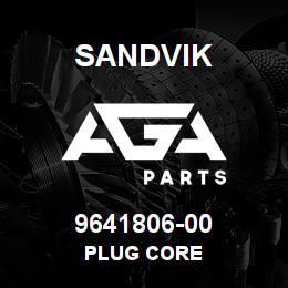 9641806-00 Sandvik PLUG CORE | AGA Parts