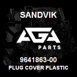 9641863-00 Sandvik PLUG COVER PLASTIC | AGA Parts