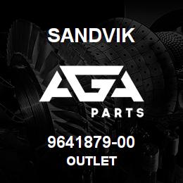 9641879-00 Sandvik OUTLET | AGA Parts