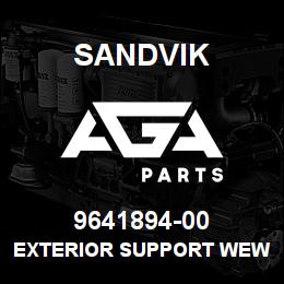 9641894-00 Sandvik EXTERIOR SUPPORT WEW 35/2 | AGA Parts