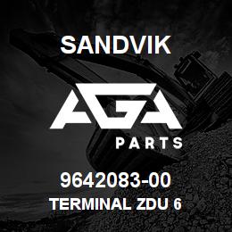 9642083-00 Sandvik TERMINAL ZDU 6 | AGA Parts