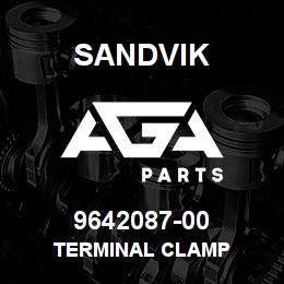 9642087-00 Sandvik TERMINAL CLAMP | AGA Parts