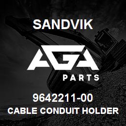 9642211-00 Sandvik CABLE CONDUIT HOLDER BFH 16 | AGA Parts