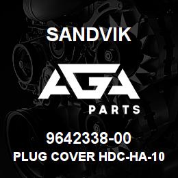9642338-00 Sandvik PLUG COVER HDC-HA-10-KVL1/16P | AGA Parts