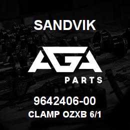 9642406-00 Sandvik CLAMP OZXB 6/1 | AGA Parts